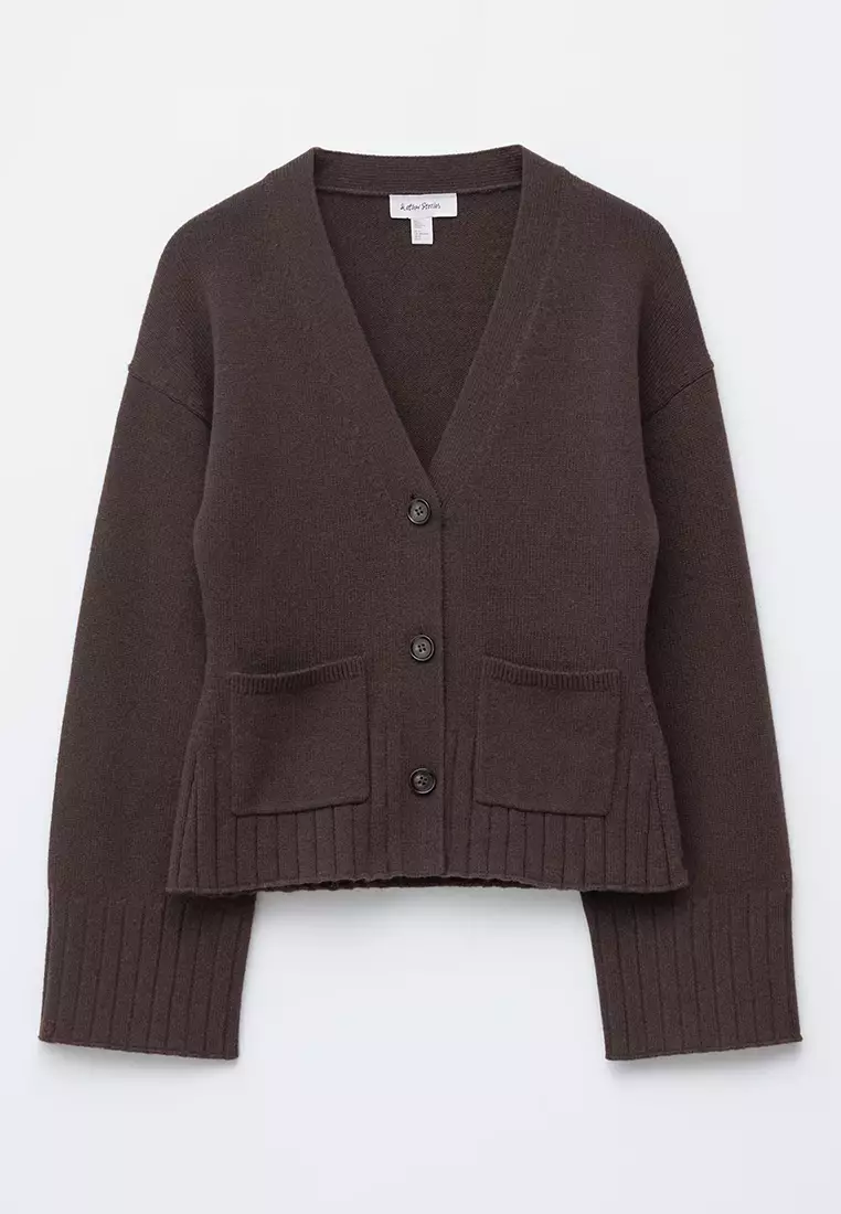 Tapered Knit Cardigan