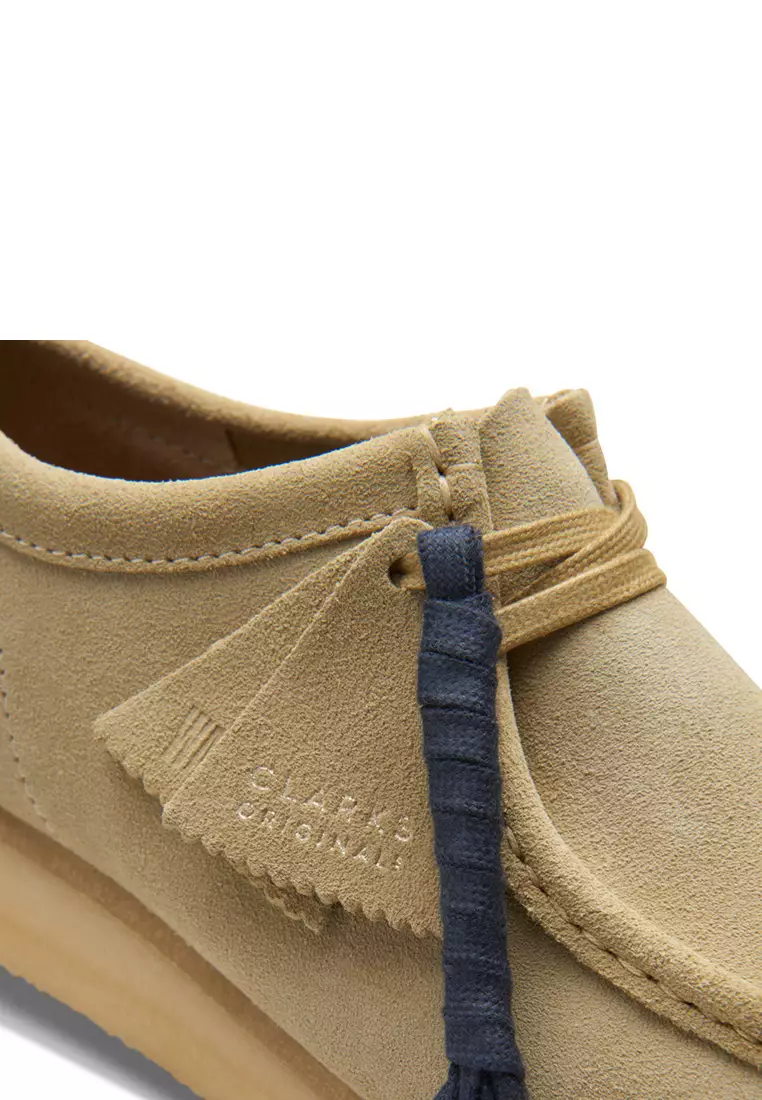 Mens Wallabee Shoes - Maple Suede