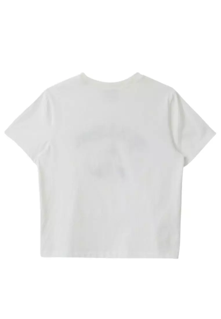 Maison De Rola Embroidery T-Shirt White Navy
