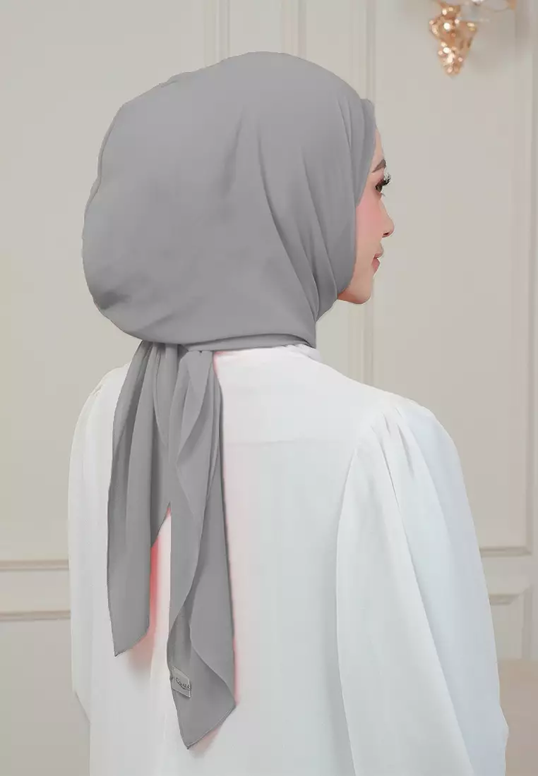 HIJAB INSTAN MAGNET SYIFA - MONKEY GREY