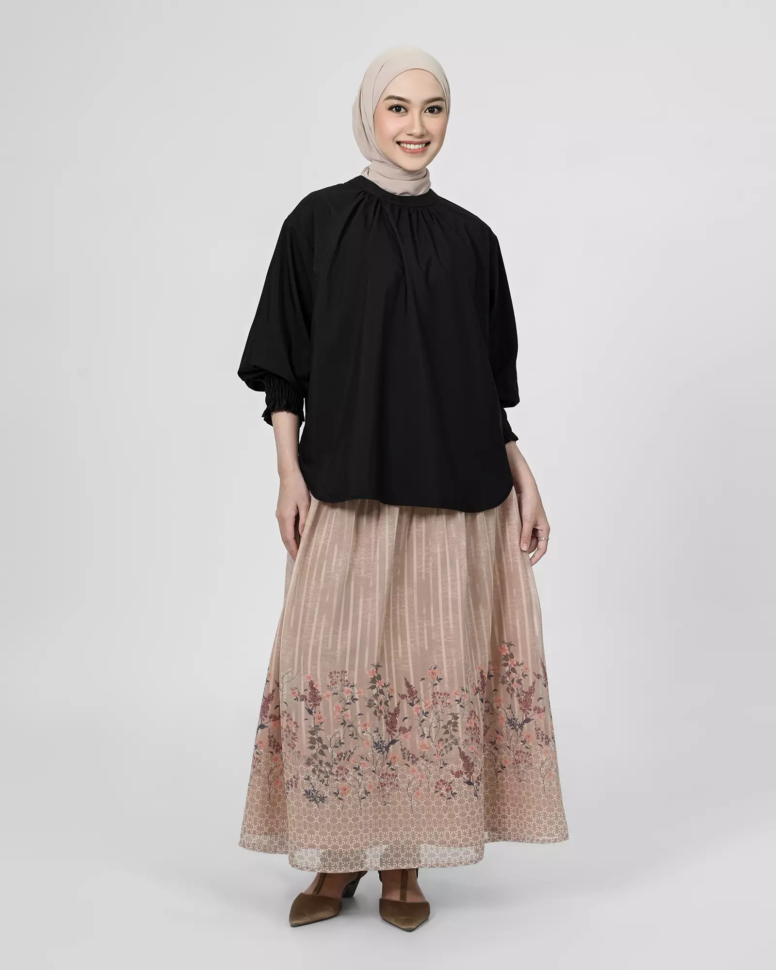 Geulis.id ALLECA BLOUSE - BLACK
