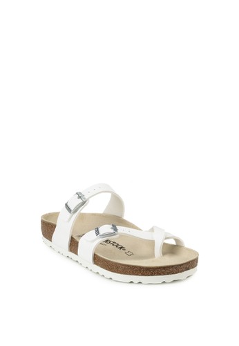 Birkenstocks Men Sandals Women Thong Mayari Birko Flor Black Shopee Indonesia