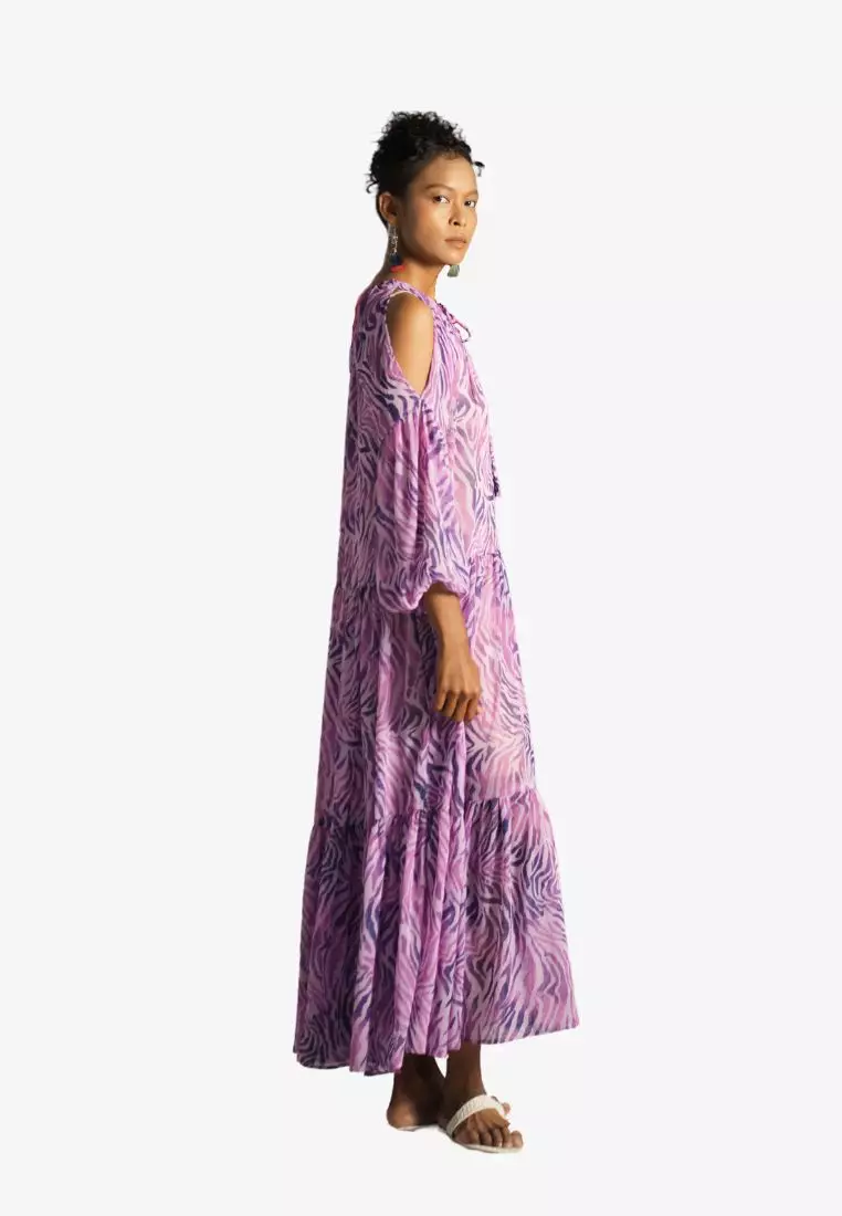 Summer Get Away Maxi Chiffon Dress