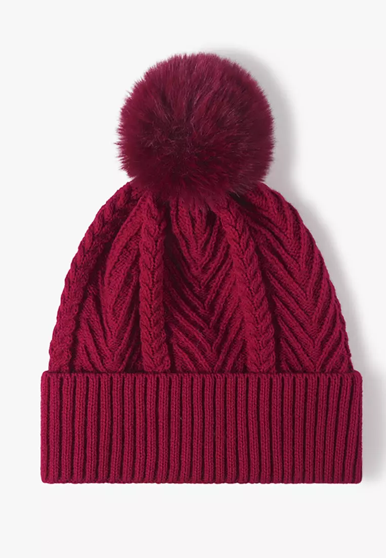 Extra Warm Inner Faux Woolen Knit Beanies JW MC-23B050
