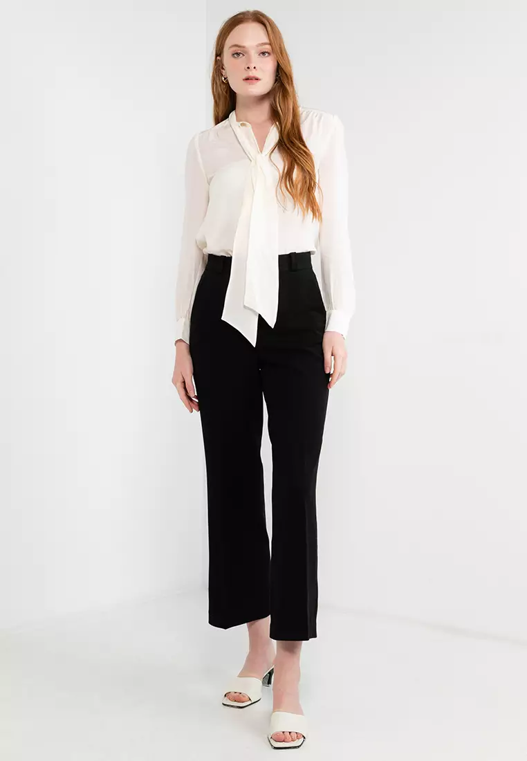 Wide Press Crease Trousers