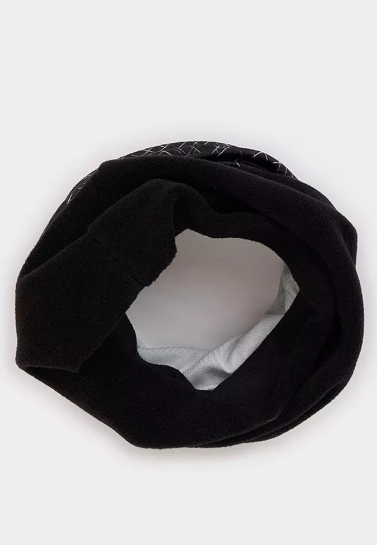 Patterned Polar Fleece Scarf