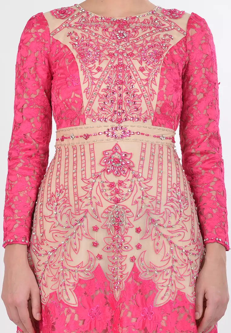 Bibiq Gamis Tile Bordir