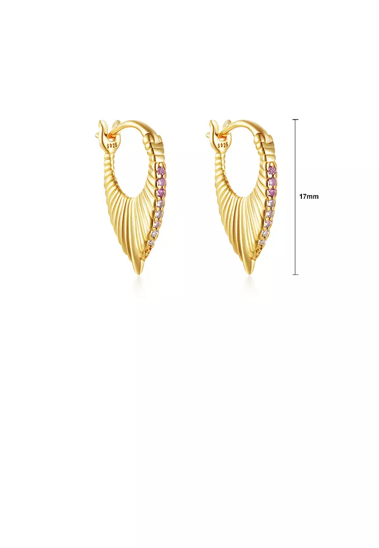 Buy Mooclife 925 Sterling Silver Plated Gold Fashion Temperament