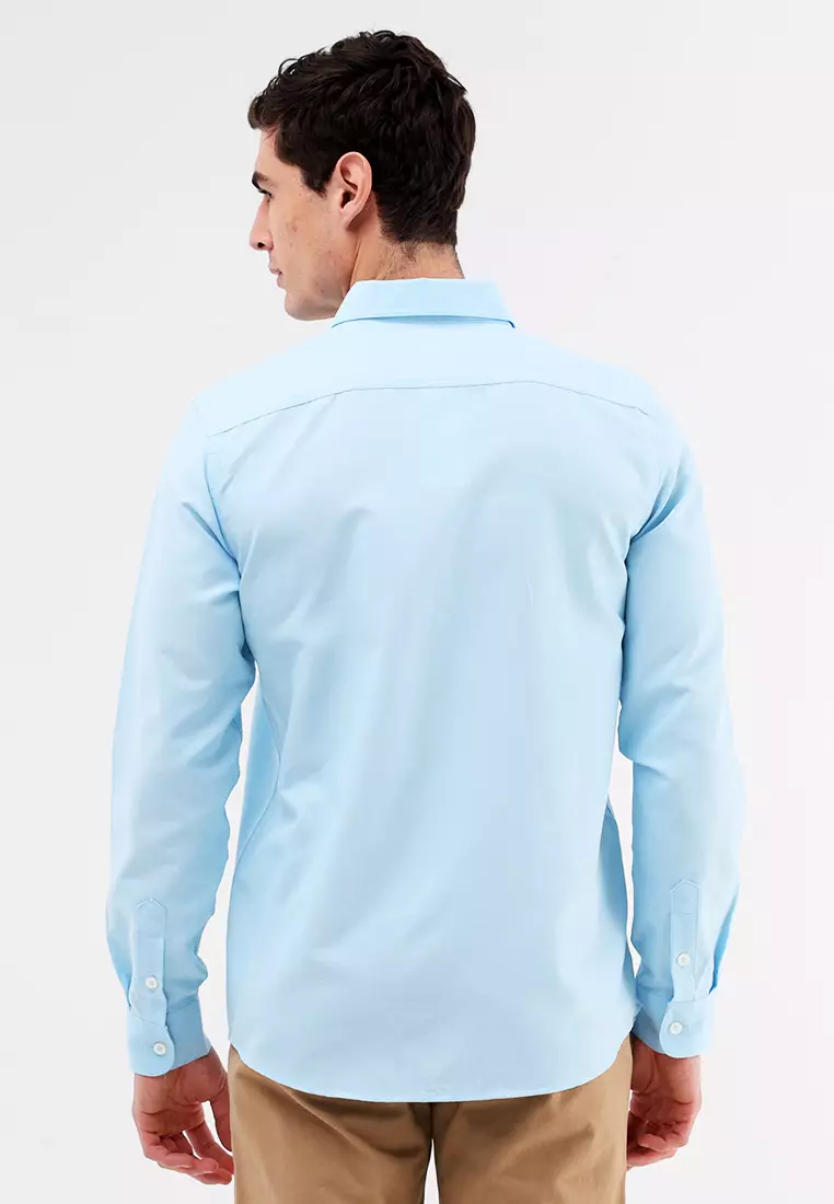 Woven Polo Long Sleeve