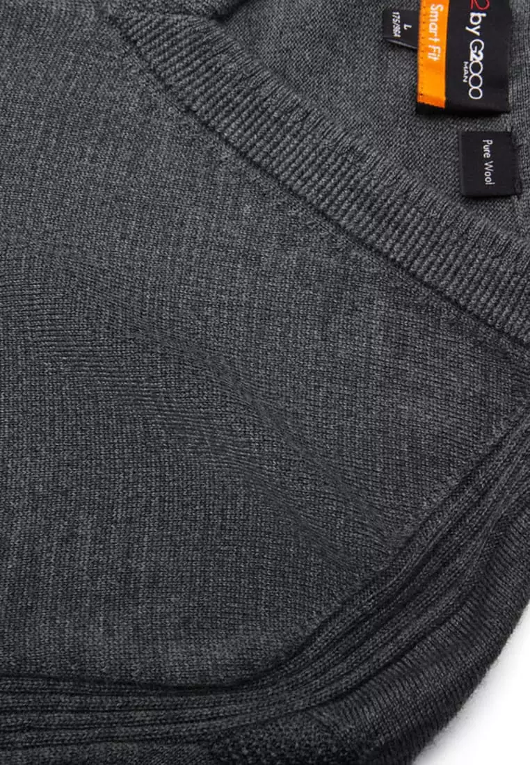 Pure Wool V Neck Sweater