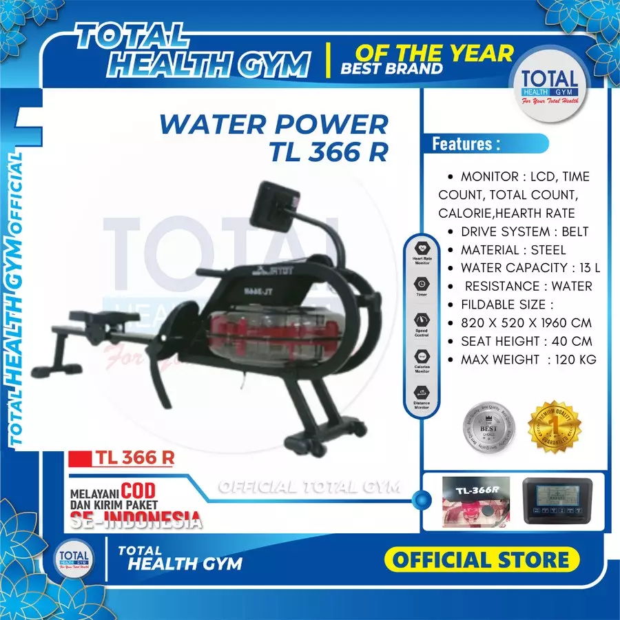 Jual Total Health gym TOTAL GYM New Alat Olahraga Fitness Sport Gym