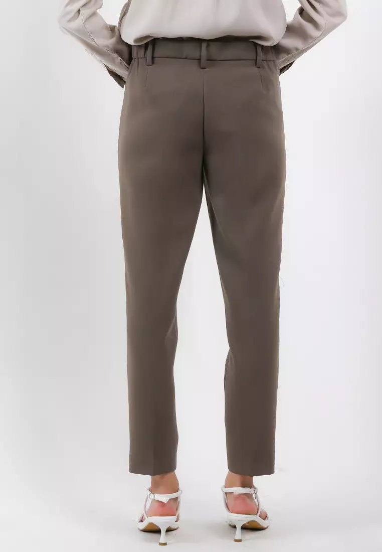 Femme Celana Formal Slim Fit