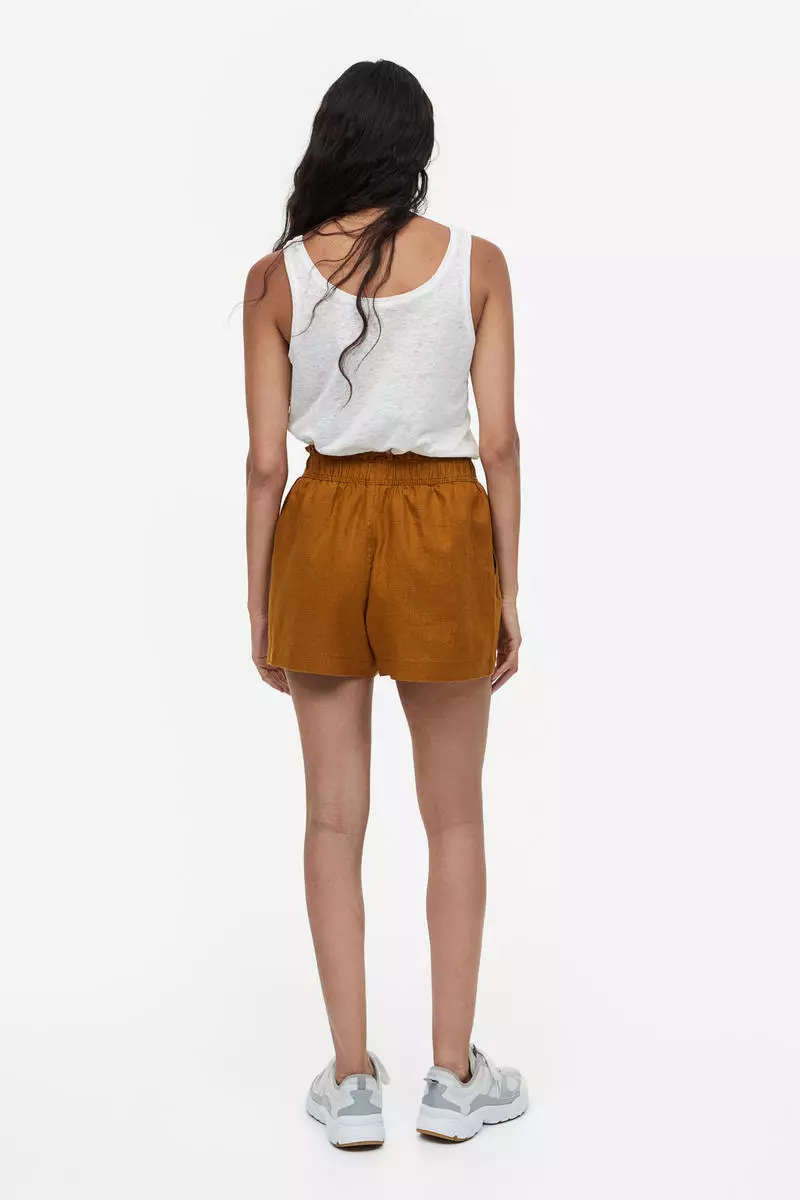 Buy H&M Linen shorts 2023 Online | ZALORA Philippines
