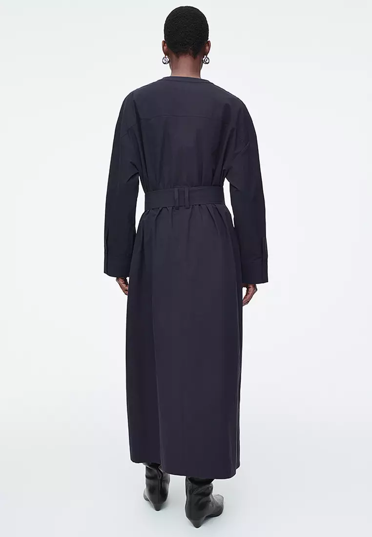 Belted Utility Shirt Dress