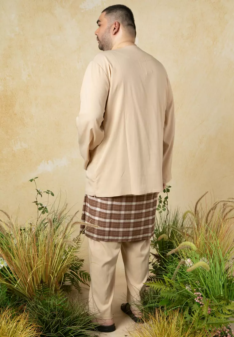 Plus Size Teluk Belanga with Sampin Set