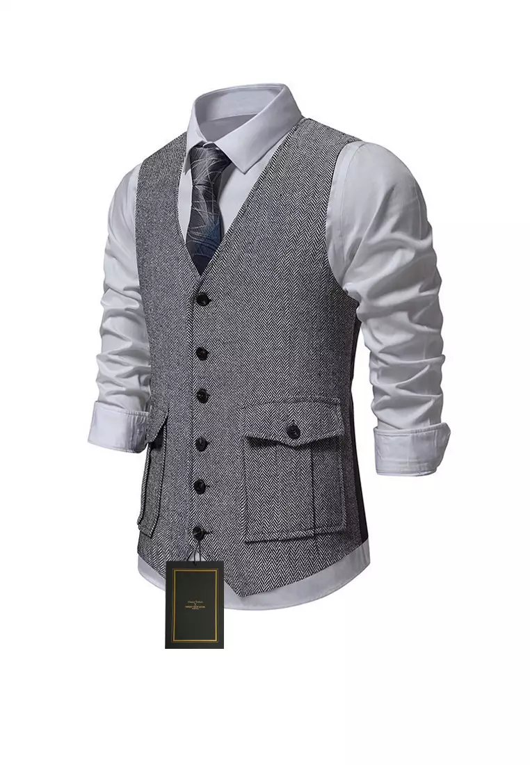 V-Neck Suit Vest ZQ-M91
