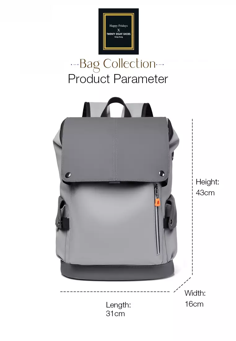 Multi Purpose Faux Leather Travel Laptop Backpack JW GD-PU1969