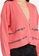 The Ragged Priest pink Rib Knit Cardi Chunky Zip Detailling EF4D0AA4732948GS_2