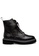 Twenty Eight Shoes black VANSA Pebbled Cow Leather Combat Boots VSW-B1987 965ECSHC131B2FGS_1
