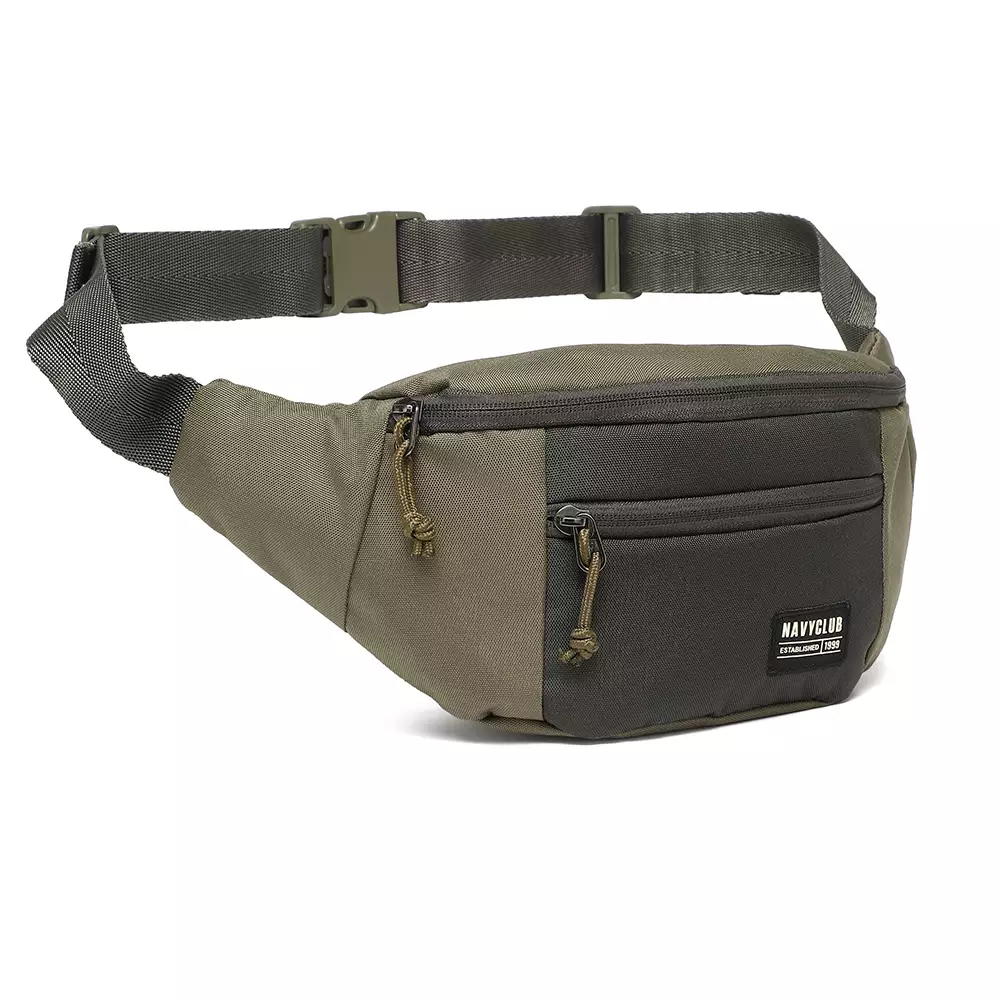 Navy Club Tas Pinggang GJJF Waist Bag - Tas Pria Wanita Crossbody Bags Tas Outdoor