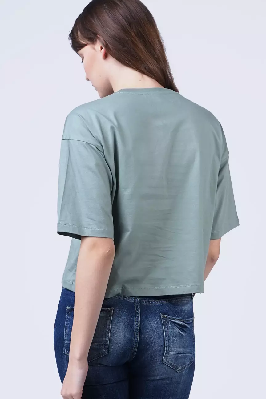 Kaos Wanita Talia Dusty Green