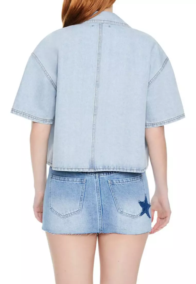 Boyfriend shorts forever 21 top