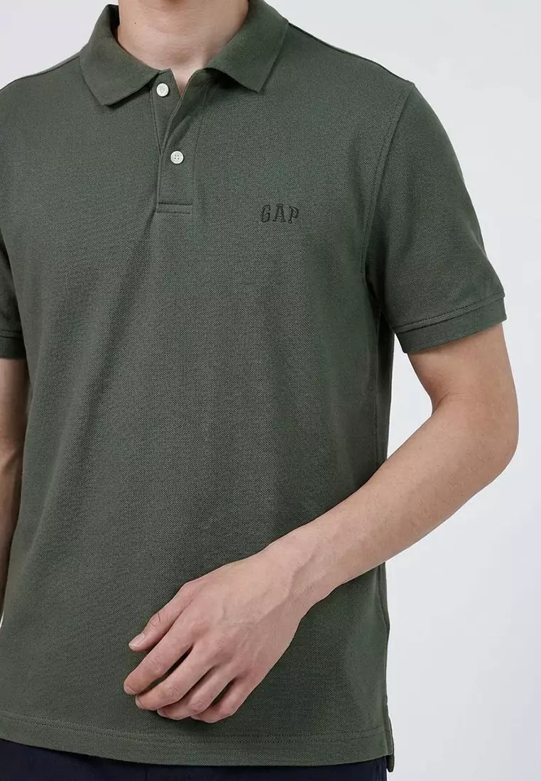 Logo Pique Polo Shirt