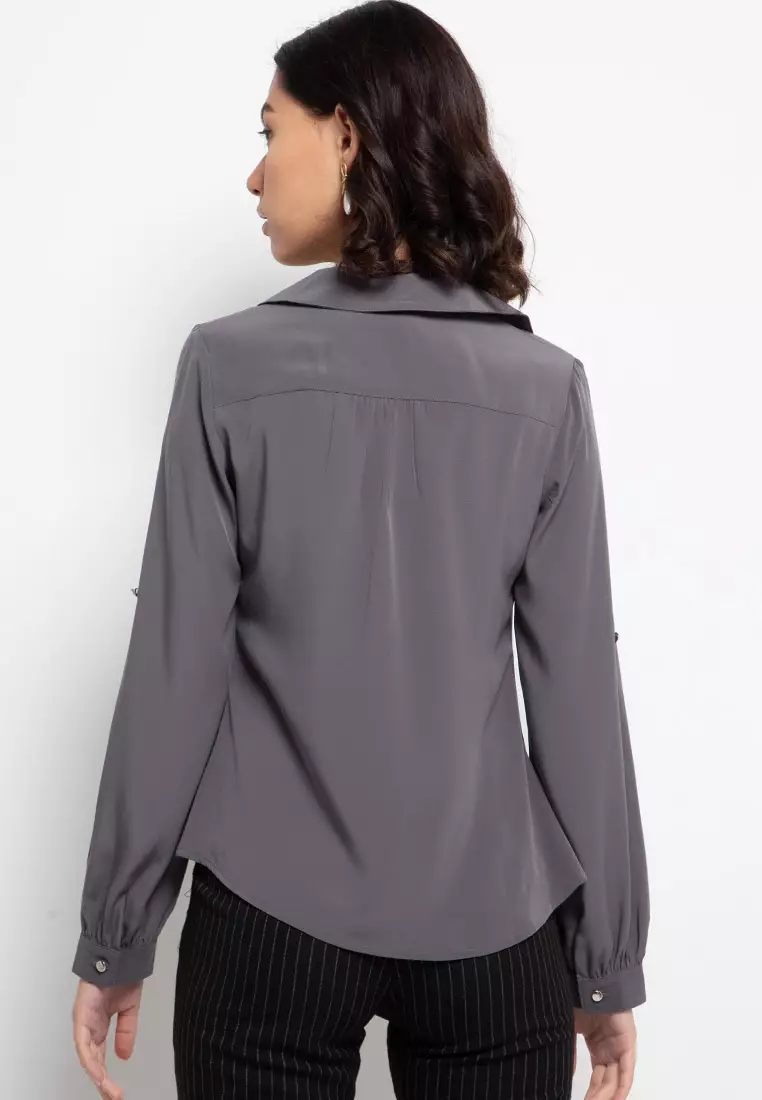 Helga Lounge Top In Grey