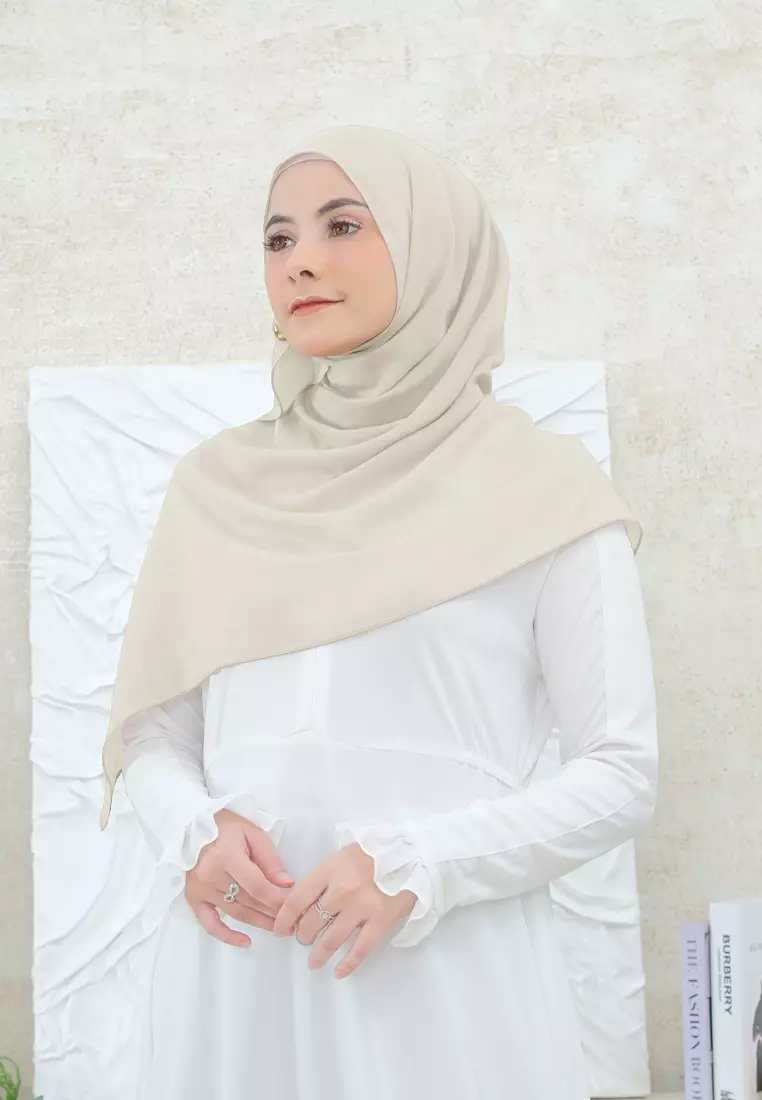 Cotton Bee - Ramya Shawl | Pashmina Viscose - Buttercream