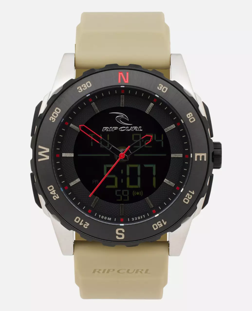 Jual Rip Curl Rip Curl Men Rival Ana Digital Rubber Watch - Khaki Sand ...