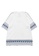 FILA white FILA x White Mountaineering Men's Logo Ethnic Weaving Print Three-quarter Sleeve Cotton T-shirt 93BFFAA60D773AGS_2