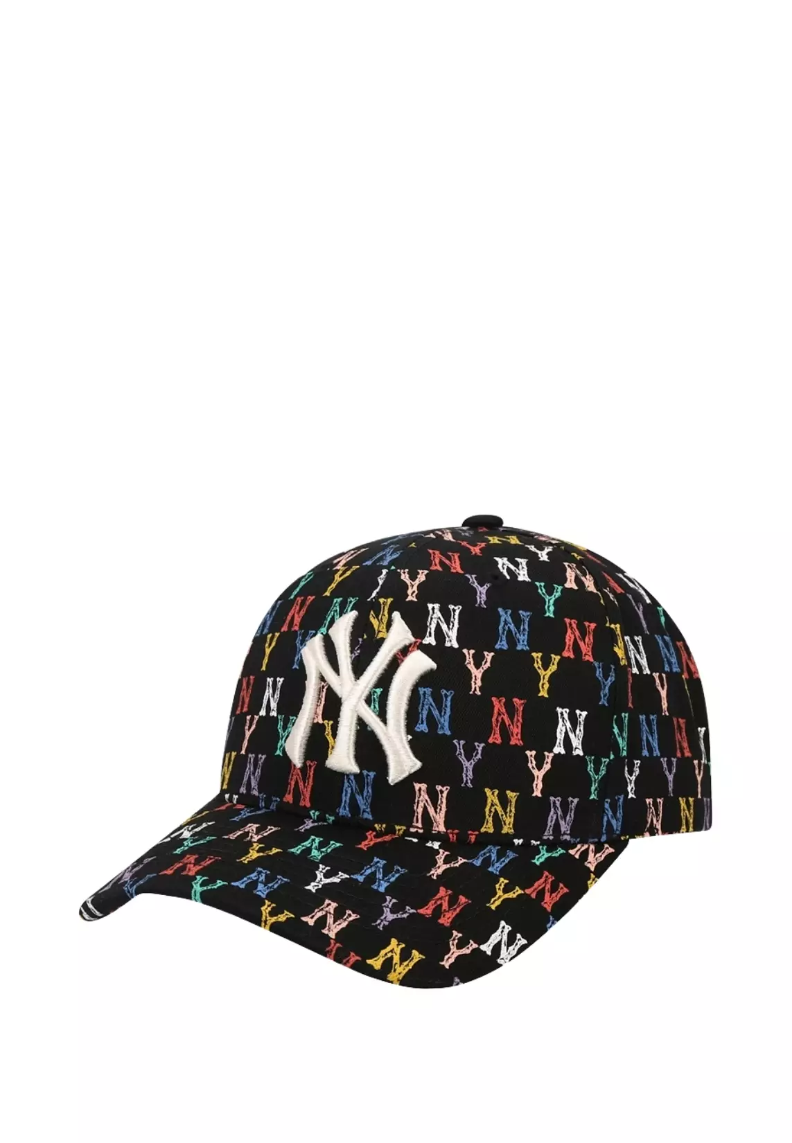 MLB Korea Classic Monogram Rainbow Hoody Bag NY Yankees Black