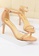 Twenty Eight Shoes beige Shiny Single Strap Heel Sandals VS126A10 7CDE5SH28EEF63GS_4