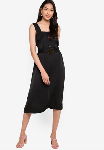 zalora button down dress
