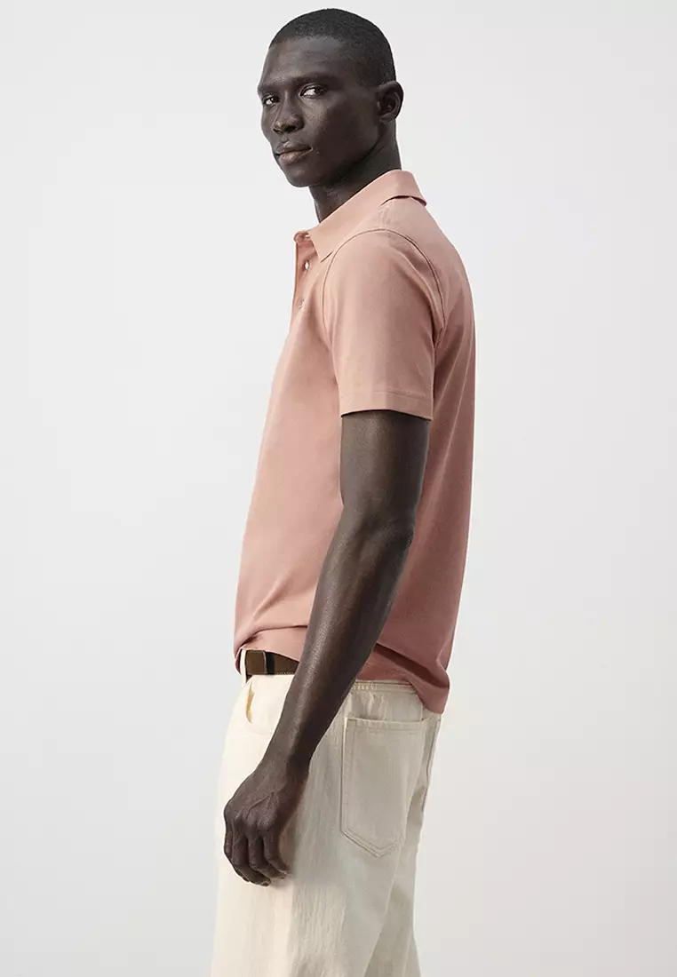 Slim Fit Piqué Polo Shirt
