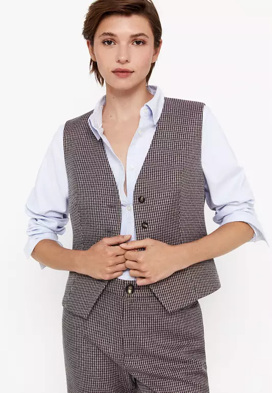 Checkered Vest