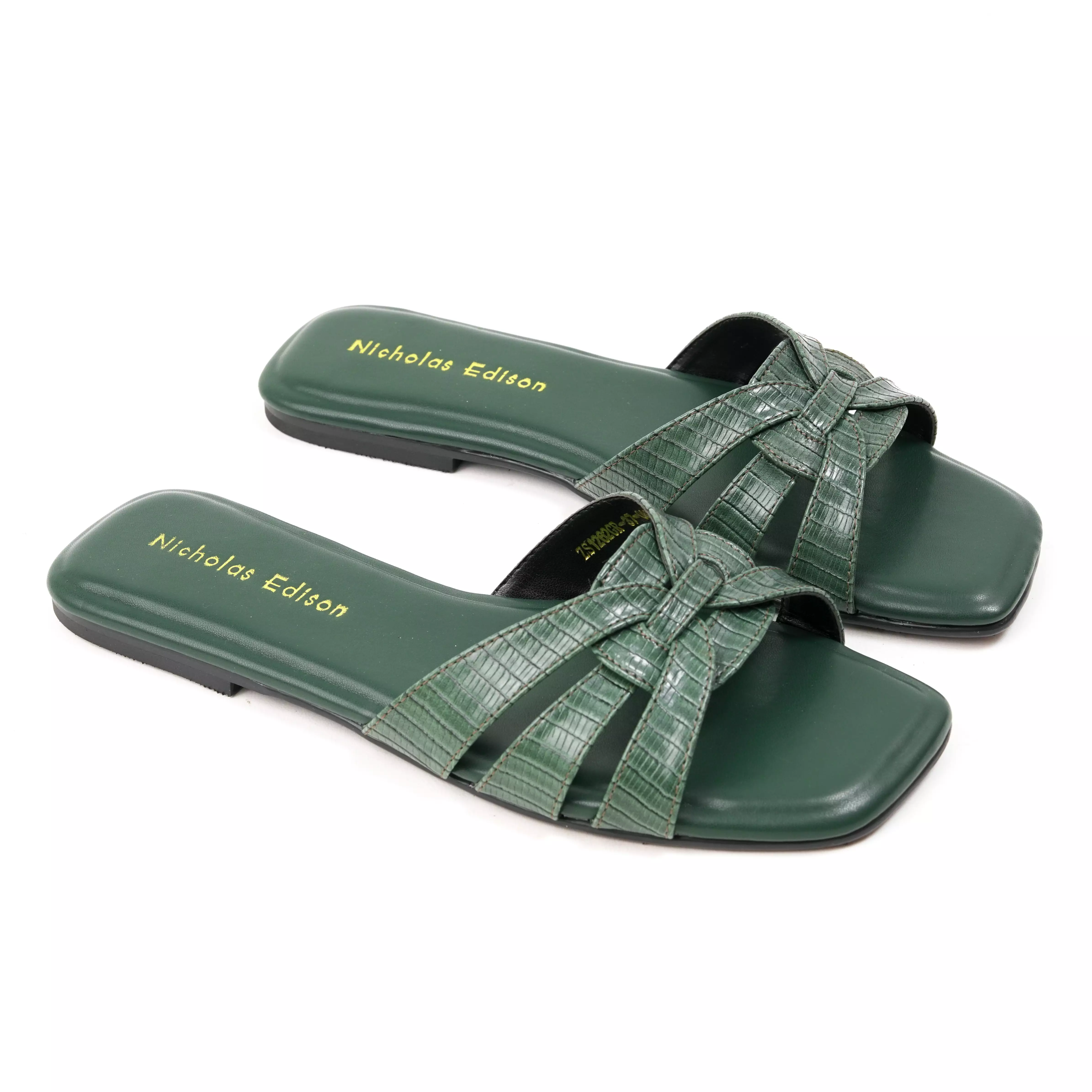 Nicholas Edison Sandal Costa Dark Green
