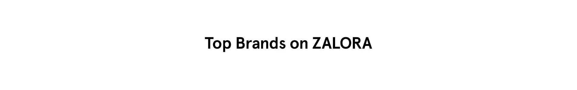 Top Brands Zalora