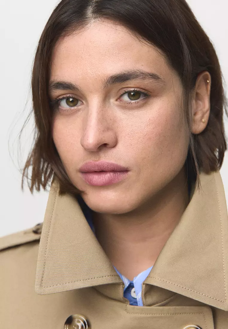 Classic Trench Coat With Belt