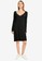 GAP black Triblend Buttoned Front Flair Dress 13F8FAAD47440FGS_1