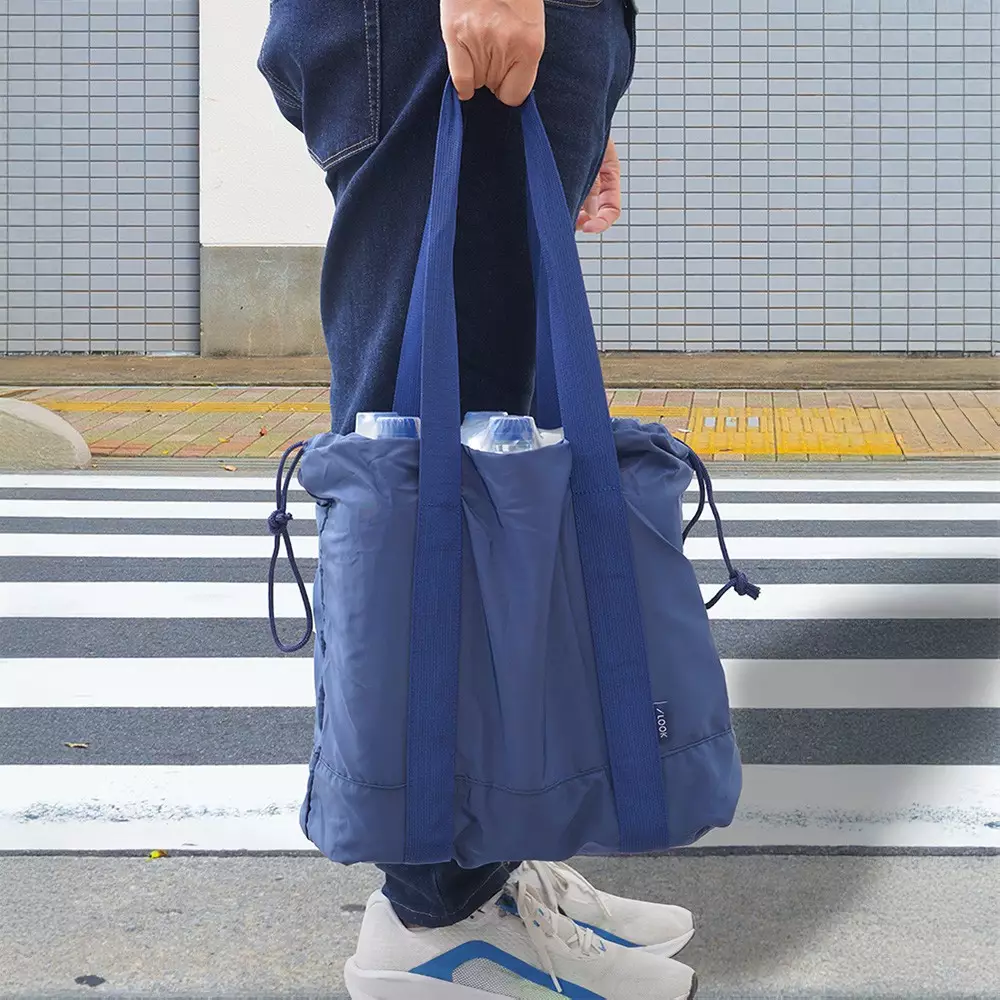 [THYS] ILOOK TOTE BAG SERUT LIPAT POLYESTER - COKELAT KHAKI