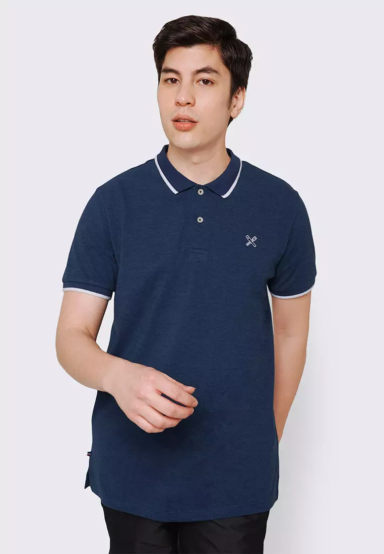 Polo Pique With Contrast Trim