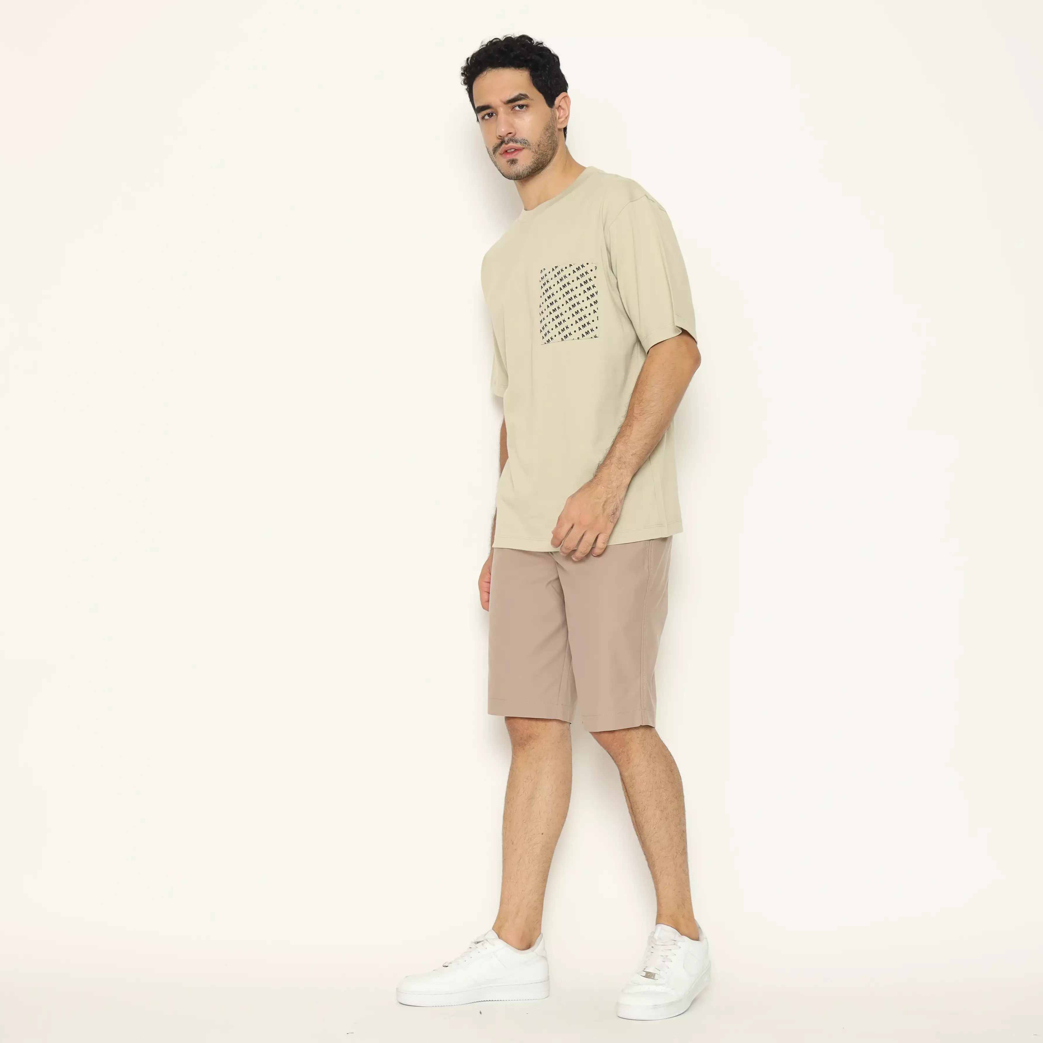AMK Tshirt Polos Oversized  Pendek TS Sergei S/S Grey