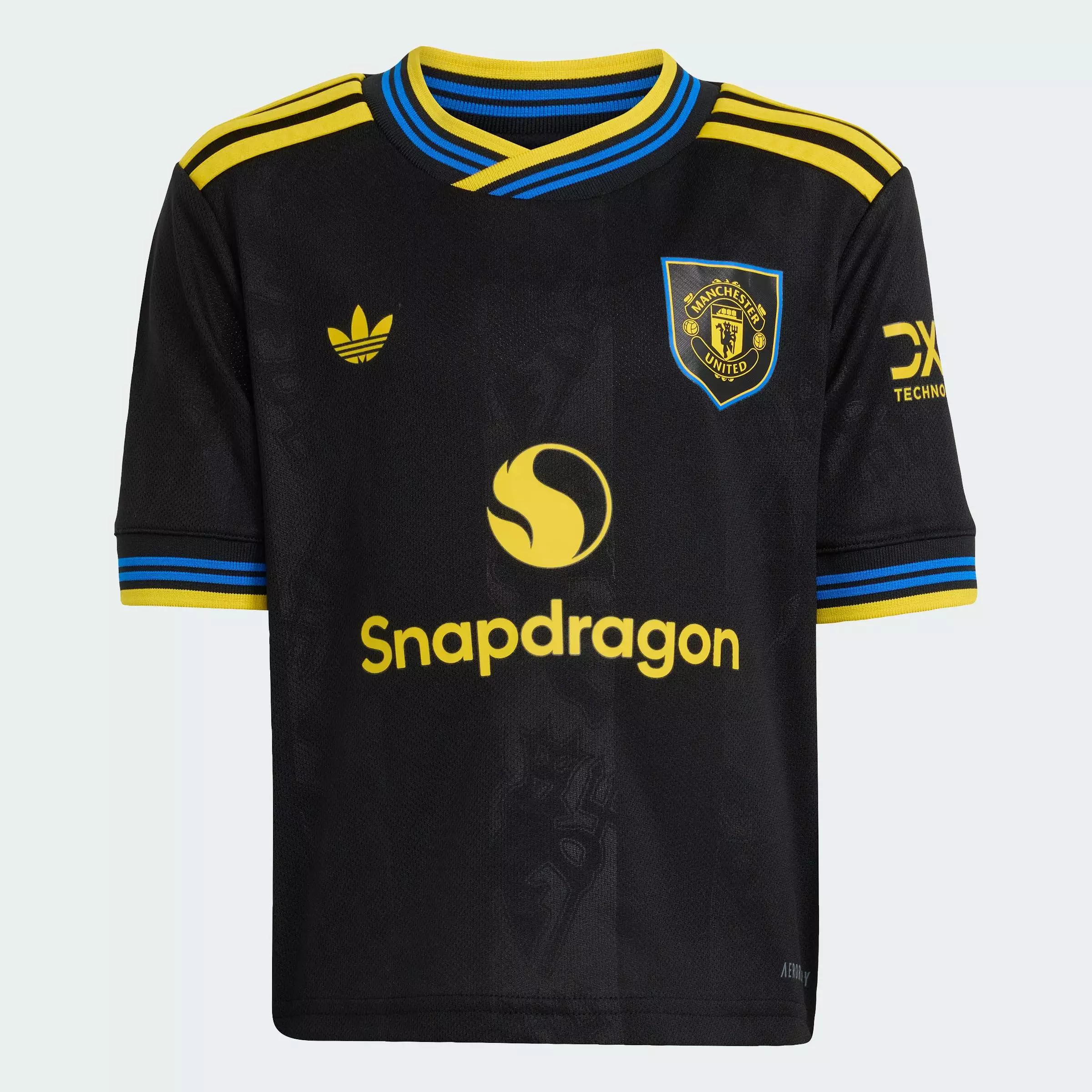 Football Manchester United 25/26 Third Mini Kit Kids Unisex Black KD4229