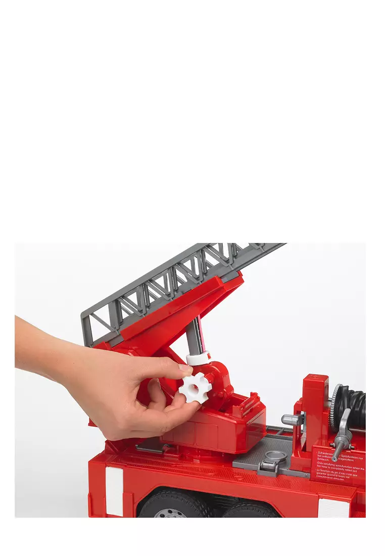 Bruder Toys 2771 - MAN TGA Fire engine with ladder, water pump and L & S Module