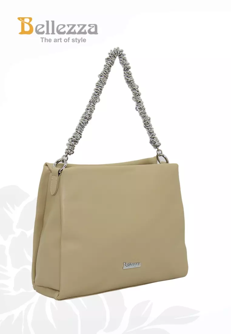 Bellezza Handbag CZ239 Beige