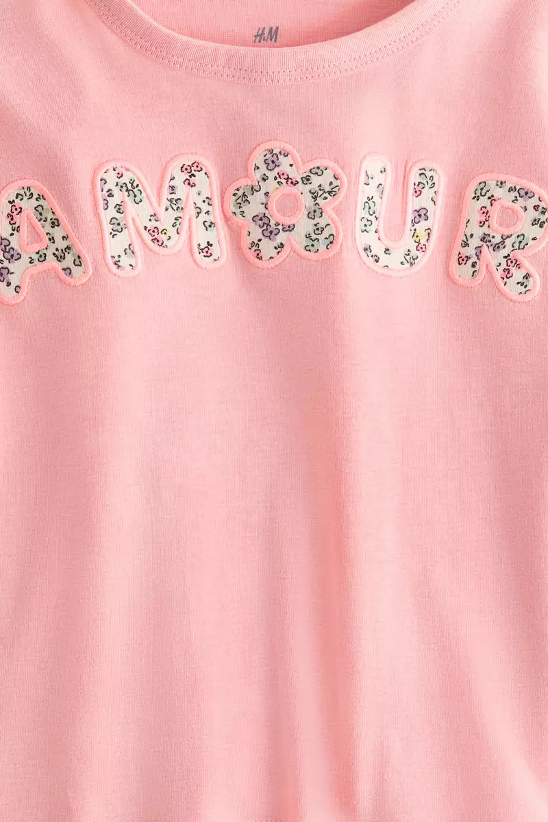 Motif-detail T-shirt