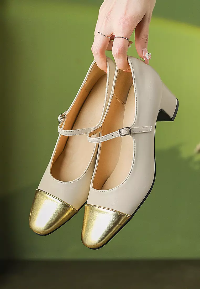 5CM Round Toe Mary Jane Shoes XJ2302-1