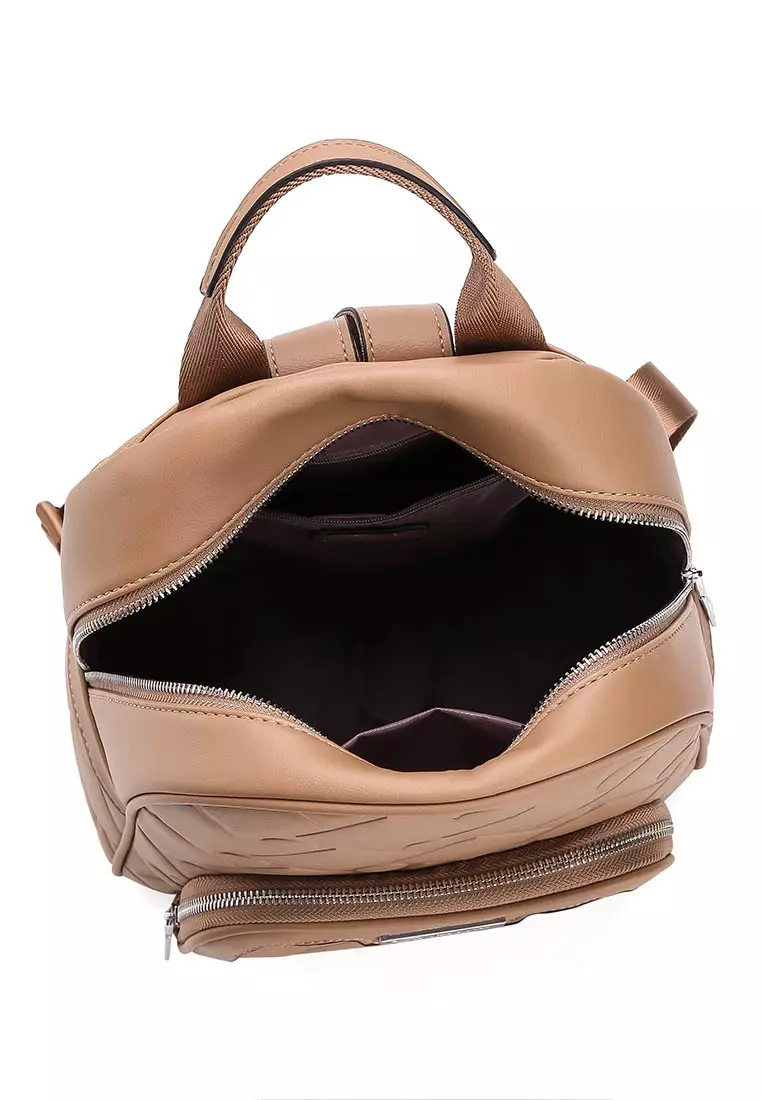 GYKACO JIYOL Khaki - Tas Ransel Wanita - Fashion Backpack (IMPORT)