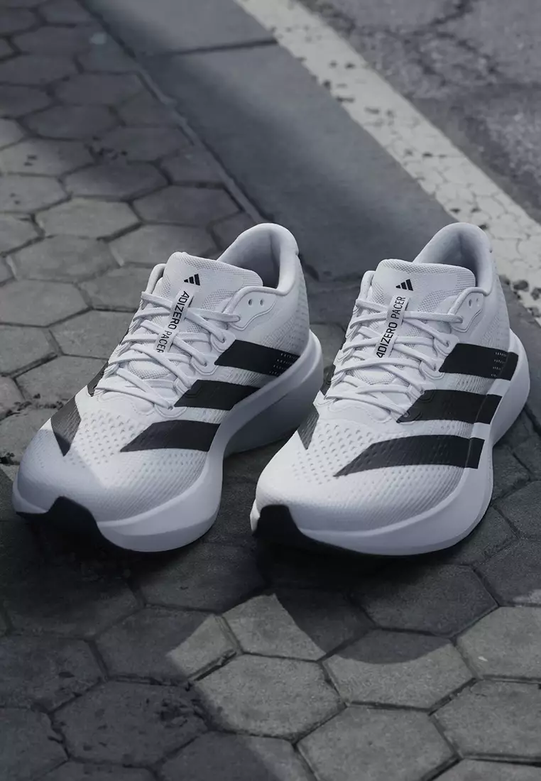 Running Adizero Pacer Shoes Men White KZ6846